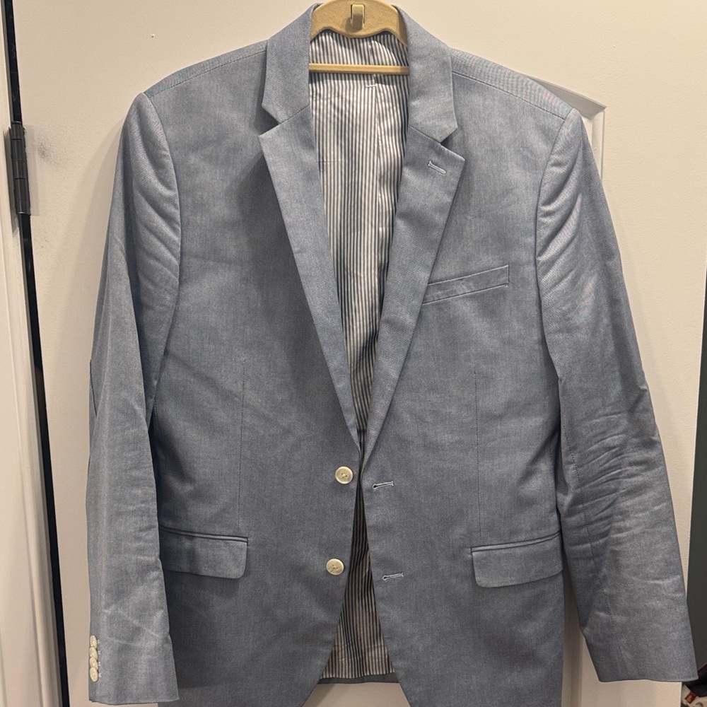 Men's Light Blue Blazer | 40 Regular